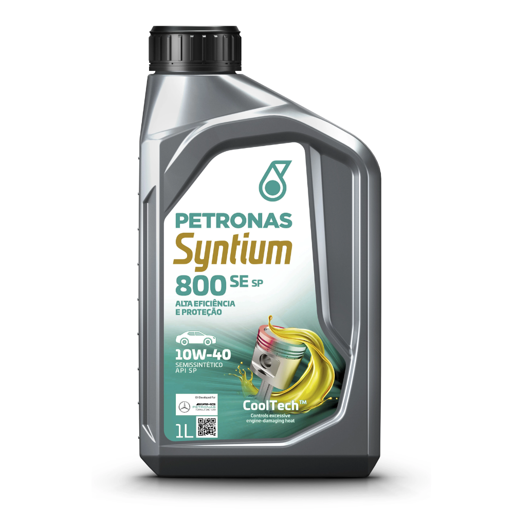 ÓLEO DO MOTOR PETRONAS - SYNTIUM 800 SE SEMISSINTÉTICO 10W40 SP 24X1L